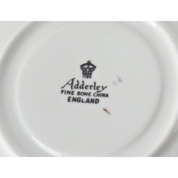Vintage Teacup and Saucer Thistle Adderley Bone China Tea Cup - Picture 5 of 5